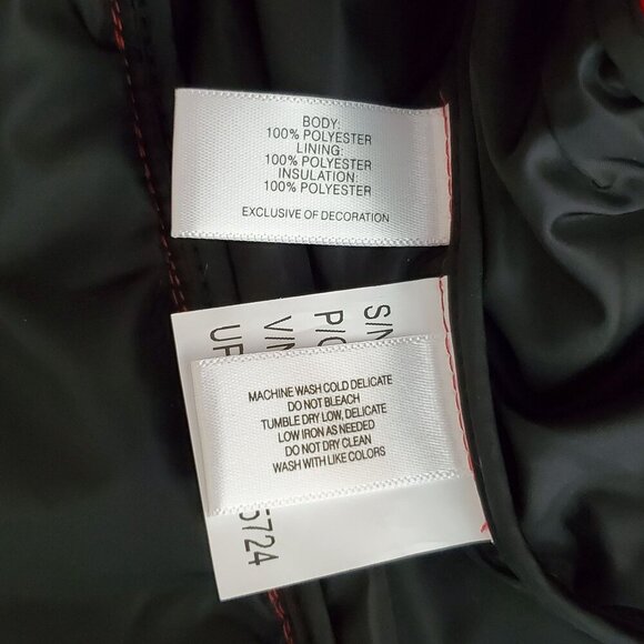 Cbuk By Cutter & Buck Womens Puffer Vest Medium Red, Gray & Black Colorblock - Picture 8 of 10